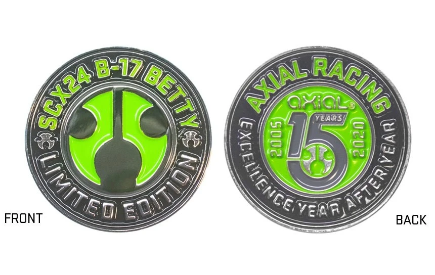 Axial SCX24 B-17 Betty 1/24 4WD-RTR Rock Crawler - Limited Edition, Green 2 Axial SCX24 B-17 Betty 1/24 4WD-RTR Rock Crawler - Limited Edition, Green - Image 2