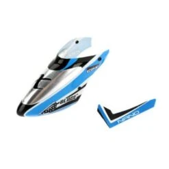 Blade Complete Canopy With Vertical Fin, Blue (Nano CP X)