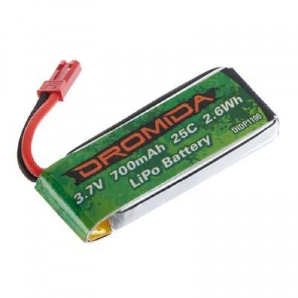 Dromida LiPo Battery 700mAh 25C 3.7V (1S) With JST Connector 1 Dromida LiPo Battery 700mAh 25C 3.7V (1S) With JST Connector