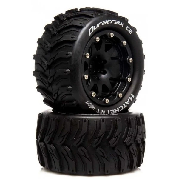 Duratrax Hatchet MT Belted 2.8 2WD Mounted Rear Tires, 0.5 Offset, Black (2) 1 Duratrax Hatchet MT Belted 2.8 2WD Mounted Rear Tires, 0.5 Offset, Black (2)