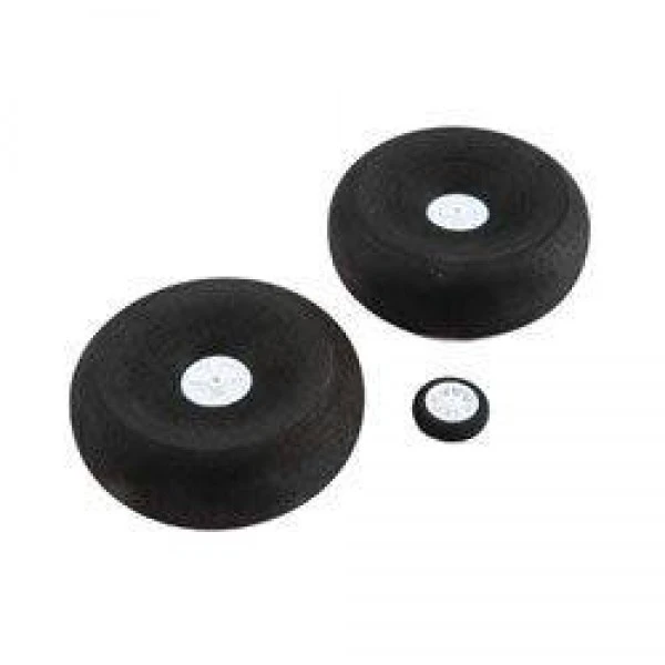 E-Flite 4.25" Foam Wheel Set (2) 1 E-Flite 4.25" Foam Wheel Set (2)