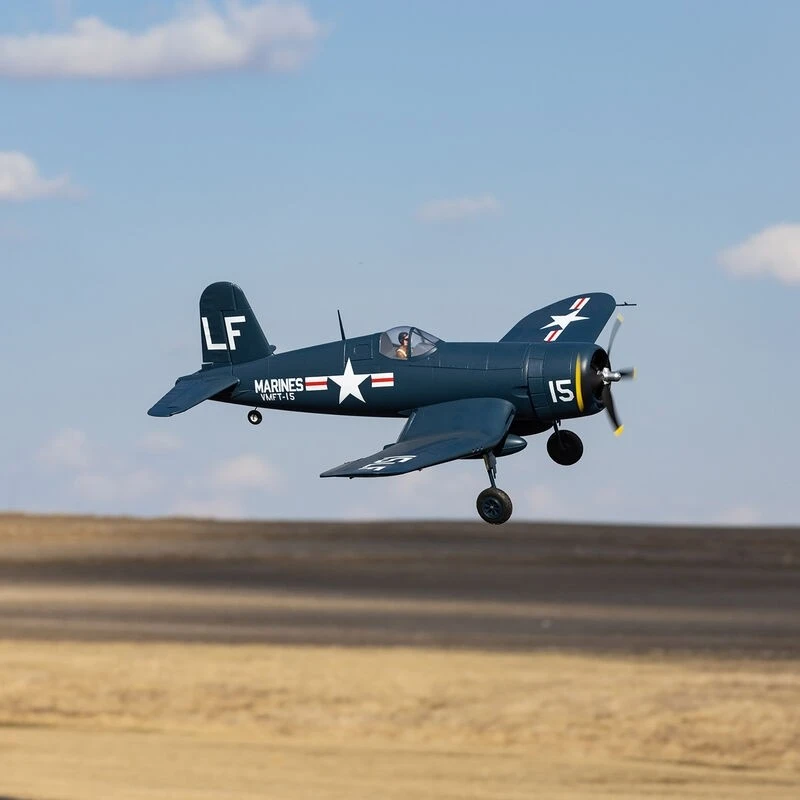 E-flite F4U-4 Corsair 1.2m BNF Basic Plane With, AS3X/ Safe 8 E-flite F4U-4 Corsair 1.2m BNF Basic Plane With, AS3X/ Safe - Image 8