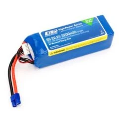 E-Flite LiPo Battery 3200mAh 30C 22.2V (6S) With EC3 Connector