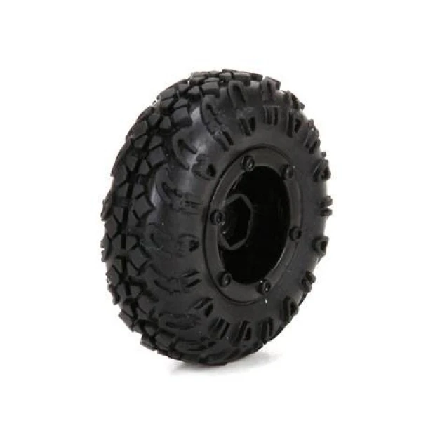 Front/Rear Premount Tire: (4) 1:24 4WD Temper 1 Front/Rear Premount Tire: (4) 1:24 4WD Temper