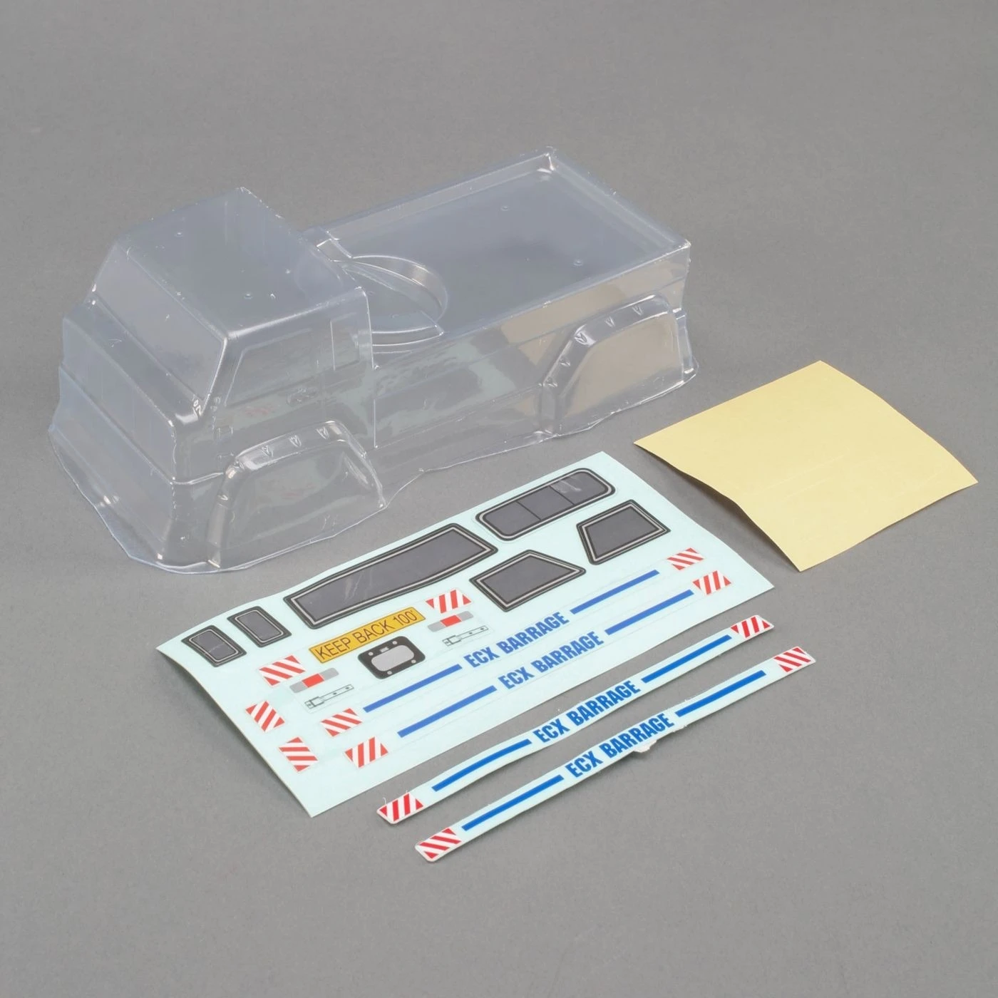 ECX RC Clear Body With Decals (1/24 Barrage FPV RTR) 1 ECX RC Clear Body With Decals (1/24 Barrage FPV RTR)