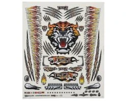 Firebrand RC Tiger Decal, 8.5X11", Orange (1/10 Scale)