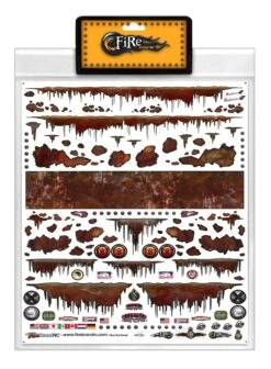 Firebrand RC Rust Rod Decal Sheet (8.5"X11")