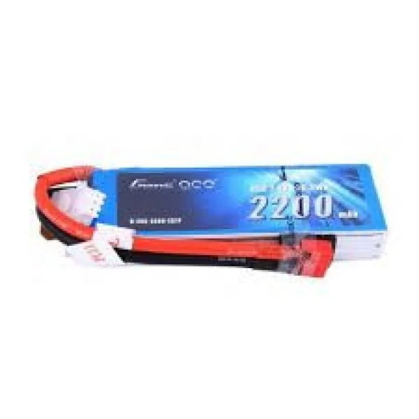 Gens Ace 2200mAh 7.4V 45C 2S1P Lipo Battery Pack With Deans Plug 1 Gens Ace 2200mAh 7.4V 45C 2S1P Lipo Battery Pack With Deans Plug