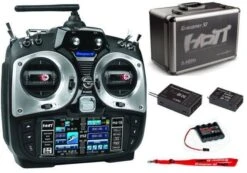 Graupner MZ-18 V2 - 9 Channel 2.4G.HZ HoTT Color TFT Transmitter Silver (PRO Software)