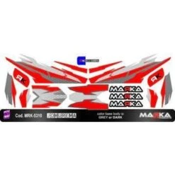 Jomurema Marka Skin Adhesive 1/28, Red (JR-GT01)