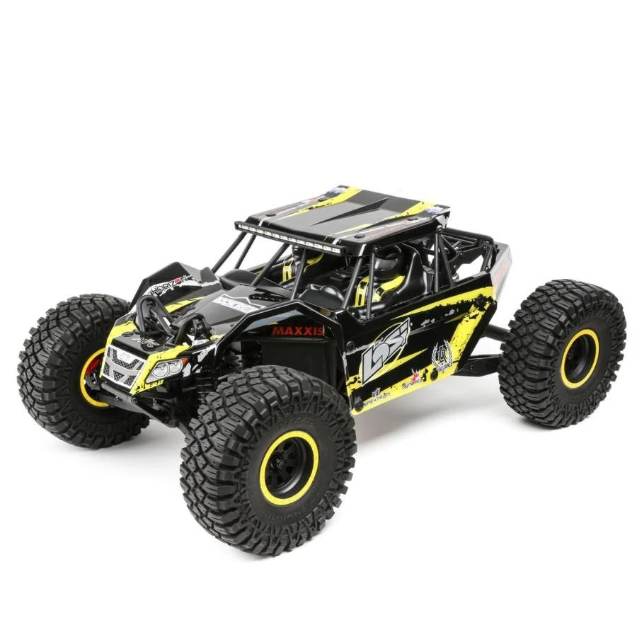 Losi Rock Rey RTR 1/10 4wd Rock Racer With AVC, Yellow 1 Losi Rock Rey RTR 1/10 4wd Rock Racer With AVC, Yellow