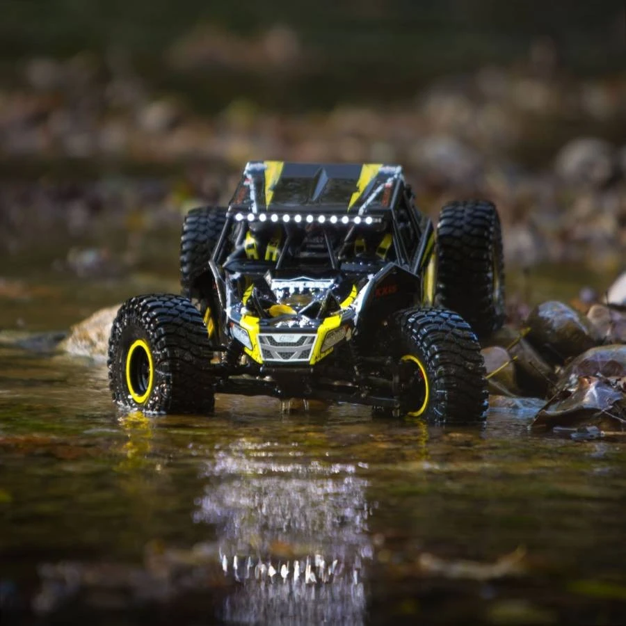 Losi Rock Rey RTR 1/10 4wd Rock Racer With AVC, Yellow 5 Losi Rock Rey RTR 1/10 4wd Rock Racer With AVC, Yellow - Image 5