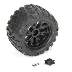 Losi Wheel And Tire Mounted (TEN MT) (2)