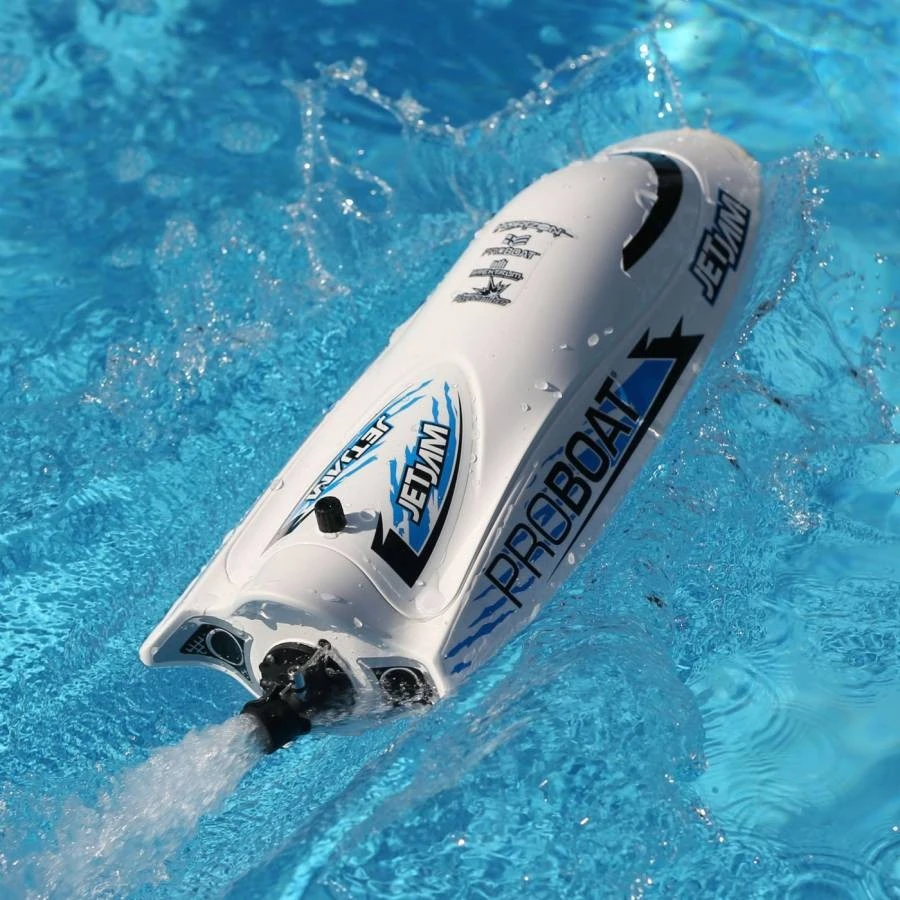 Jet Jam 12-inch Pool Racer, White: RTR 10 Jet Jam 12-inch Pool Racer, White: RTR - Image 10