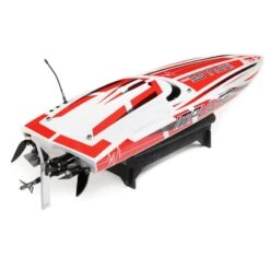 The Pro Boat Impulse 32" Brushless Deep-V RTR Boat With Smart, White/Red -3c Store pro boat prb prb08037t2 08