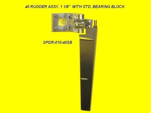 Rossi Sales .40 Rudder Assembly With 1 1/8" Short Bearing Block 1 Rossi Sales .40 Rudder Assembly With 1 1/8" Short Bearing Block