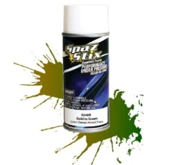 Spaz Stix Color Change Aerosol Paint, Gold/Green, 3.5oz Can