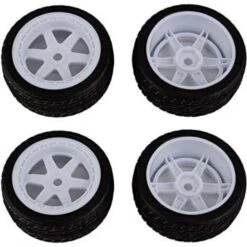 Team Associated Hoonitruck Wheels And Tires, Rubber (Apex 2) (4)