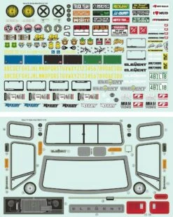 Team Associated Sendero Body Decal Sheet