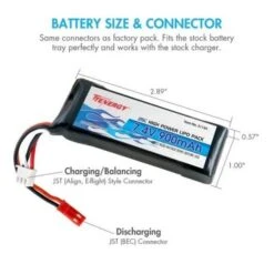 Tenergy LiPo Battery 900mAh 25C 7.4V (2S)