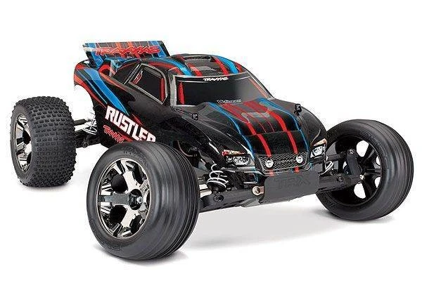 Rustler VXL 1/10 Stadium Truck With Traxxas Link & TSM, Red 1 Rustler VXL 1/10 Stadium Truck With Traxxas Link & TSM, Red