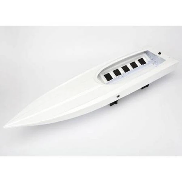 Traxxas Spartan Hull White No Graphics 1 Traxxas Spartan Hull White No Graphics