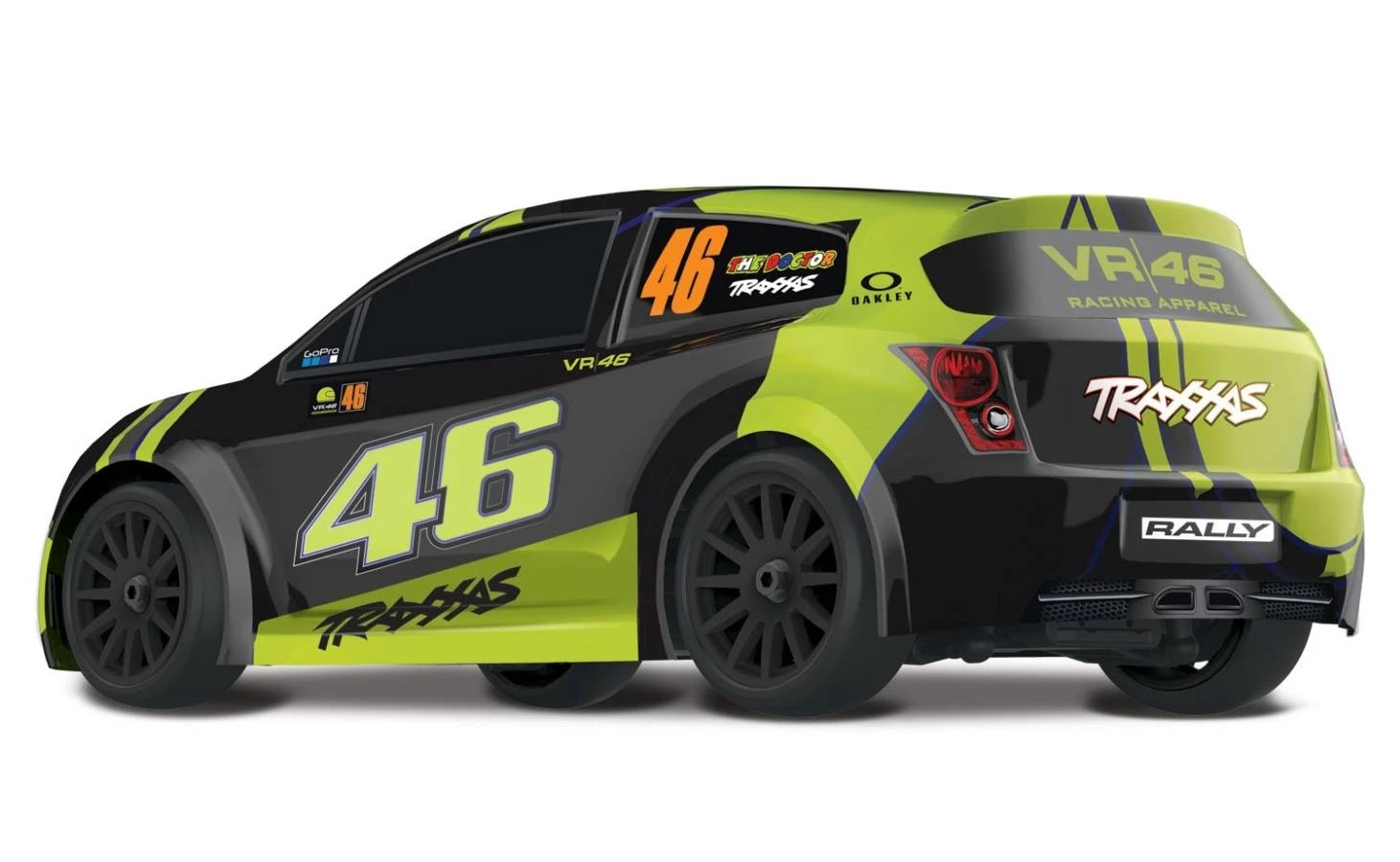 Traxxas Latrax 1/18 4WD VR46 Edition Rally Car With AC Charger 3 Traxxas Latrax 1/18 4WD VR46 Edition Rally Car With AC Charger - Image 3