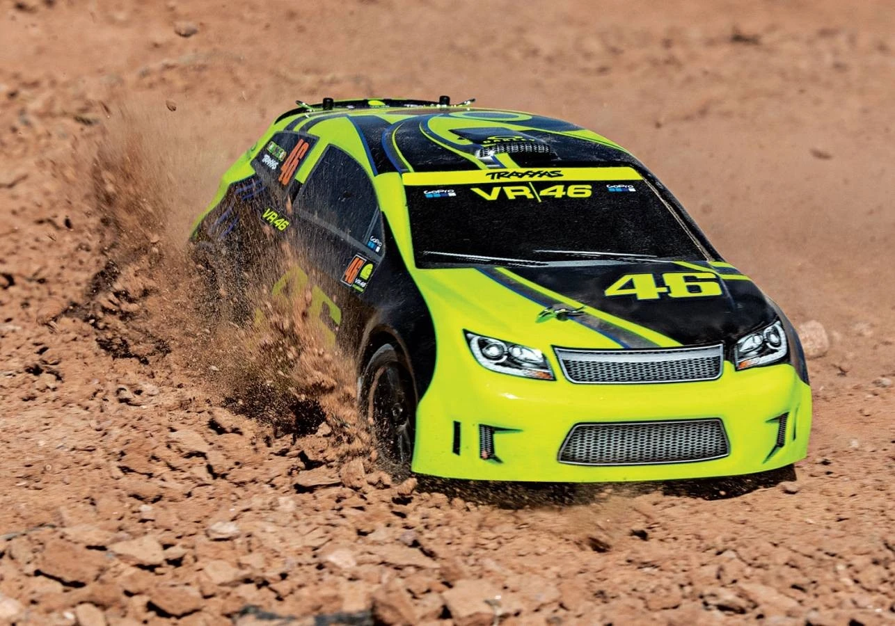 Traxxas Latrax 1/18 4WD VR46 Edition Rally Car With AC Charger 8 Traxxas Latrax 1/18 4WD VR46 Edition Rally Car With AC Charger - Image 8