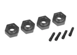 Traxxas Wheel Hubs, 12mm Hex, 6061-T6 Aluminum (gray)