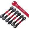 Turnbuckles, Aluminum, Camber Links, 32mm (front), Red (2)