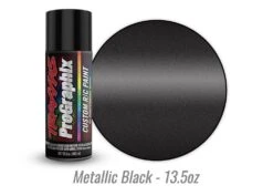 Traxxas ProGraphix Body Paint, 13.5oz, Metallic Black