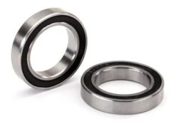Traxxas Ball Bearing, Black Rubber Sealed, Stainless (17x26x5) (2)