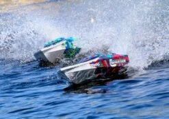 Traxxas Spartan 1/10 Brushless 36" Race Boat, Red -3c Store traxxas tra tra57076 4 redr 05