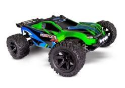 Traxxas Rustler 4X4 1/10 4WD Stadium Truck With LEDs, Green