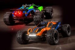 Traxxas Rustler 4X4 1/10 4WD Stadium Truck With LEDs, Green 12 Traxxas Rustler 4X4 1/10 4WD Stadium Truck With LEDs, Green -3c Store traxxas tra tra67064 61 grn 02