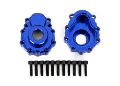Traxxas Portal Housings, Outer, 6061-T6 Aluminum (Blue-Anodized) (2)