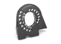 Traxxas Motor Mount Plate, Aluminum, Charcoal Gray-Anodized