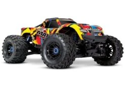 Traxxas MAXX 1/10 4WD Brushless RTR Monster Truck With 4S ESC, Solar Flare