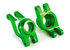 Traxxas Aluminum Rear Stub Axle Carriers, Green-Anodized (2)