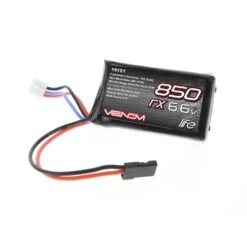 Venom 6.6V 850mAh 2S 10C LiFe Battery With Receiver Plug